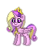 Size: 63x76 | Tagged: safe, artist:dematrix, derpibooru import, princess cadance, alicorn, pony, canterlot wedding 10th anniversary, crown, cute, female, jewelry, mare, peytral, pixel art, pony town, regalia, simple background, solo, tiara, transparent background