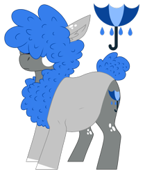 Size: 1229x1471 | Tagged: safe, artist:moonert, derpibooru import, oc, oc only, earth pony, pony, earth pony oc, hair over eyes, simple background, solo, transparent background, umbrella