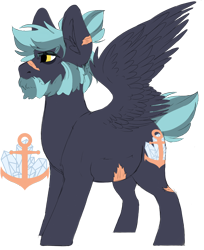 Size: 1318x1615 | Tagged: safe, artist:moonert, derpibooru import, oc, oc only, pegasus, pony, ear fluff, ears, male, pegasus oc, scar, simple background, solo, stallion, transparent background, wings