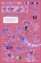 Size: 3500x5409 | Tagged: safe, artist:lupulrafinat, derpibooru import, oc, oc only, oc:wild dawn, alicorn, pony, equestria girls, alicornified, clothes, dress, equestria girls-ified, eyelashes, female, flying, gala dress, paw prints, race swap, reference sheet, smiling, species swap