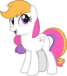 Size: 3609x4096 | Tagged: safe, artist:jhayarr23, color edit, derpibooru import, edit, light heart, earth pony, pony, g2, g4, colored, female, mare, simple background, solo, transparent background