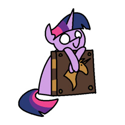 Size: 960x960 | Tagged: safe, artist:skookz, derpibooru import, twilight sparkle, unicorn twilight, pony, unicorn, book, female, mare, simple background, sitting, solo, white background, white eyes