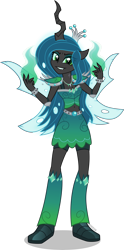 Size: 4000x8066 | Tagged: safe, artist:n0kkun, derpibooru import, queen chrysalis, canterlot wedding 10th anniversary, equestria girls, absurd resolution, equestria girls-ified, eye clipping through hair, female, grin, looking at you, shadow, simple background, smiling, smiling at you, solo, transparent background, vector