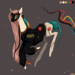 Size: 1920x1920 | Tagged: safe, artist:pessadie, derpibooru import, oc, oc only, earth pony, pony, clothes, earth pony oc, eyelashes, face paint, female, mare, simple background, tattoo