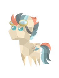 Size: 3072x4096 | Tagged: safe, derpibooru import, oc, oc only, oc:turbo swifter, crystal pony, pegasus, pony, goggles, male, pointy ponies, simple background, stallion, transparent background
