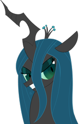 Size: 1566x2415 | Tagged: safe, artist:frownfactory, derpibooru import, queen chrysalis, changeling, changeling queen, canterlot wedding 10th anniversary, female, simple background, solo, transparent background