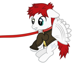 Size: 1374x1225 | Tagged: safe, artist:lightningbolt, derpibooru exclusive, derpibooru import, pegasus, pony, .svg available, awsten knight, clothes, collar, dyed mane, dyed tail, ears back, fluttering, flying, full body, heterochromia, jacket, jewelry, leash, lip bite, male, motion lines, necklace, offscreen character, ponified, reference, shirt, simple background, solo, spread wings, stallion, svg, tail, transparent background, undershirt, vector, waterparks, wings