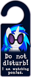 Size: 1566x3828 | Tagged: safe, artist:thorinair, derpibooru import, dj pon-3, vinyl scratch, pony, unicorn, door knob hanger, female, mare, simple background, solo, transparent background