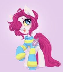 Size: 2402x2756 | Tagged: safe, artist:melodylibris, derpibooru import, oc, oc only, bat pony, pony, clothes, solo, sweater