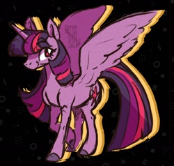 Size: 1416x1346 | Tagged: safe, artist:isaspsp, derpibooru import, twilight sparkle, twilight sparkle (alicorn), alicorn, pony, solo