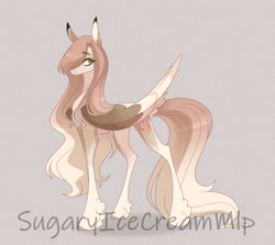 Size: 1024x913 | Tagged: safe, artist:sugaryicecreammlp, derpibooru import, fluttershy, pony, alternate design, solo