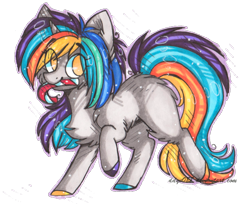 Size: 876x716 | Tagged: safe, artist:tayga-niko-j, derpibooru import, oc, oc only, pony, unicorn, chest fluff, colored hooves, eye clipping through hair, horn, simple background, solo, transparent background, unicorn oc