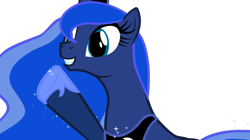 Size: 3276x1831 | Tagged: safe, artist:scisohaelora, derpibooru import, princess luna, alicorn, pony, luna eclipsed, season 2, female, mare, simple background, solo, the fun has been doubled, transparent background, vector