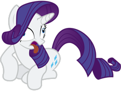 Size: 2818x2127 | Tagged: safe, artist:nsaiuvqart, derpibooru import, rarity, pony, unicorn, derp, female, high res, mare, simple background, solo, tongue, tongue out, transparent background, vector