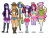 Size: 800x600 | Tagged: safe, derpibooru import, applejack, fluttershy, pinkie pie, rainbow dash, rarity, twilight sparkle, human, boots, button, cap, clothes, cowboy boots, cowboy hat, hat, horn, horned humanization, humanized, kisekae, mane six, pants, shirt, shoes, shorts, simple background, skirt, socks, striped socks, transparent background, vest, winged humanization, wings