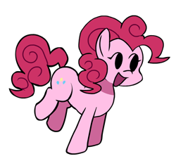 Size: 678x622 | Tagged: safe, artist:foxyfell1337, derpibooru import, pinkie pie, earth pony, pony, friday night funkin', simple background, solo, transparent background