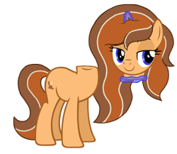 Size: 2208x1920 | Tagged: safe, artist:motownwarrior01, derpibooru import, oc, oc only, oc:cinnamon sugar, dullahan, pony, unicorn, aura, detachable head, disembodied head, female, full body, glowing, glowing horn, headless, high res, hooves, horn, lidded eyes, magic, magic aura, mare, modular, sassy, show accurate, simple background, smiling, solo, standing, tail, telekinesis, transparent background, unicorn oc
