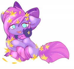 Size: 1912x1792 | Tagged: safe, artist:fluffire, derpibooru import, oc, oc only, oc:lillybit, earth pony, pony, adorkable, bow, clothes, cute, dork, earth pony oc, eye clipping through hair, female, flower, gaming headset, headphones, headset, mare, microphone, ocbetes, open mouth, open smile, ribbon, simple background, sitting, smiling, socks, solo, striped socks, white background