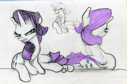 Size: 2904x1940 | Tagged: safe, artist:ja0822ck, derpibooru import, rarity, pony, unicorn, solo, traditional art