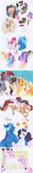 Size: 1565x8193 | Tagged: safe, artist:frozensoulpony, derpibooru import, carrot cake, cookie crumbles, cup cake, hondo flanks, pound cake, pumpkin cake, rarity, sweetie belle, oc, oc:billy brae, oc:citrus spice, oc:damson plum, oc:kowhai, oc:morocho, oc:strawberry belle, earth pony, pegasus, pony, unicorn, alternate cutie mark, chest fluff, chiffon swirl, chin fluff, female, grandfather and grandchild, grandfather and granddaughter, grandmother and grandchild, grandmother and granddaughter, halo, hat, male, mare, older, older pound cake, older pumpkin cake, older sweetie belle, scar, stallion, tongue, tongue out, traditional art, unshorn fetlocks