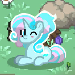 Size: 340x341 | Tagged: safe, derpibooru import, oc, oc:snowrainbow, pony, pony town