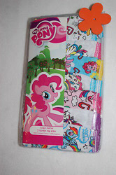 Size: 266x400 | Tagged: safe, derpibooru import, pinkie pie, rainbow dash, clothes, irl, official, panties, photo, underwear