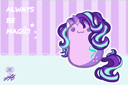 Size: 3000x2000 | Tagged: safe, artist:stainedglasslighthea, derpibooru import, starlight glimmer, pony, unicorn, :3, beady eyes, bean pony, cute, female, glimmerbetes, potato pony, solo, wallpaper