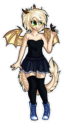 Size: 412x777 | Tagged: safe, artist:tay-niko-yanuciq, derpibooru import, oc, oc only, human, clothes, female, humanized, shoes, simple background, skirt, solo, tail, tailed humanization, transparent background, winged humanization, wings