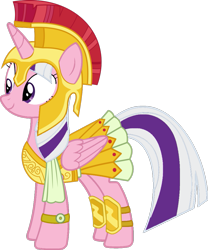 Size: 815x981 | Tagged: safe, artist:foxyfell1337, derpibooru import, twilight, twilight sparkle, pony, g1, g4, armor, athena sparkle, costume, g1 to g4, generation leap, simple background, solo, transparent background