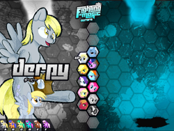 Size: 640x480 | Tagged: safe, derpibooru import, derpy hooves, pegasus, pony, fighting is magic, character select, fighting is magic aurora, game screencap, menu