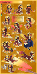 Size: 1580x3167 | Tagged: safe, artist:lupulrafinat, derpibooru import, oc, oc only, anthro, hybrid, pony, sphinx, anthro with ponies, clothes, female, flying, grin, hat, reference sheet, smiling, sphinx oc