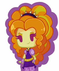 Size: 791x960 | Tagged: safe, artist:darkberryart, derpibooru import, adagio dazzle, equestria girls, rainbow rocks, chibi, female, gem, siren gem, solo