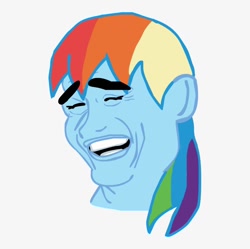 Size: 820x816 | Tagged: safe, derpibooru import, rainbow dash, human, humanized, meme, ponified, ponified meme, yao ming