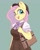 Size: 856x1068 | Tagged: safe, artist:melodylibris, derpibooru import, fluttershy, anthro, pegasus, blushing, bow, clothes, cute, dress, female, green background, looking at you, mare, open mouth, open smile, purse, shyabetes, simple background, smiling, smiling at you, solo