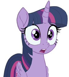 Size: 1280x1427 | Tagged: safe, artist:benpictures1, twilight sparkle, twilight sparkle (alicorn), alicorn, pony, my little pony: the movie, cute, female, inkscape, mare, open mouth, shocked, shocked expression, simple background, solo, transparent background, twiabetes, vector