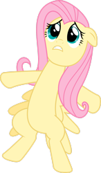 Size: 1873x3203 | Tagged: safe, artist:skie-vinyl, derpibooru import, fluttershy, pegasus, pony, .svg available, bipedal, female, mare, simple background, transparent background, vector