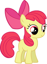 Size: 1572x2125 | Tagged: safe, artist:moongazeponies, derpibooru import, apple bloom, earth pony, pony, apple bloom's bow, blank flank, bow, female, filly, foal, hair bow, simple background, solo, transparent background, vector