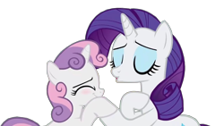 Size: 1920x1080 | Tagged: safe, artist:rarityvrymercollectiveoriginals, derpibooru import, edit, edited screencap, screencap, rarity, sweetie belle, crusaders of the lost mark, season 5, background removed, not a vector, simple background, transparent background