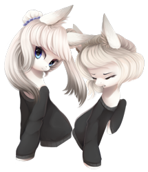 Size: 1083x1261 | Tagged: safe, artist:dammmnation, derpibooru import, oc, oc only, earth pony, pony, clothes, earth pony oc, eyes closed, female, mare, siblings, simple background, transparent background, twins