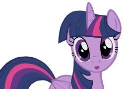 Size: 1280x918 | Tagged: safe, artist:benpictures1, twilight sparkle, twilight sparkle (alicorn), alicorn, pony, power ponies (episode), :o, cute, female, inkscape, looking at you, mare, open mouth, simple background, solo, transparent background, twiabetes, vector