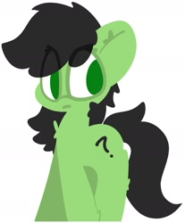 Size: 1273x1537 | Tagged: safe, artist:moonydusk, derpibooru import, oc, oc only, oc:anon filly, earth pony, pony, female, filly, foal, simple background, solo, white background