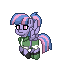 Size: 62x72 | Tagged: safe, artist:gloomy brony, derpibooru import, wind sprint, pegasus, pony, animated, clothes, cosplay, costume, female, filly, flying, foal, gif, king of fighters, kof, leona heidern, picture for breezies' breezies, pony town, simple background, solo, transparent background