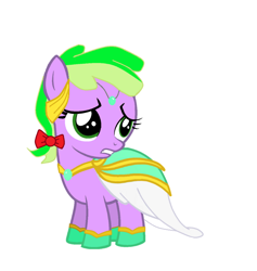 Size: 784x826 | Tagged: safe, artist:swiftgaiathebrony, derpibooru import, spike, pony, clothes, dress, gala dress, ponified, ponified spike, simple background, solo, species swap, white background