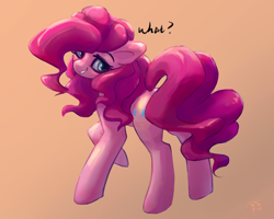 Size: 1782x1425 | Tagged: safe, artist:rainsketch, derpibooru import, pinkie pie, earth pony, pony, solo