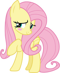 Size: 3000x3615 | Tagged: safe, artist:cloudyglow, derpibooru import, fluttershy, pony, .ai available, blushing, cute, shyabetes, simple background, solo, transparent background, vector