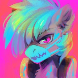 Size: 2048x2048 | Tagged: safe, artist:dearmary, derpibooru import, oc, oc only, oc:street cred, pony, bust, portrait, solo