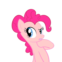 Size: 2449x2449 | Tagged: safe, artist:mr-loco-moto, derpibooru import, pinkie pie, earth pony, pony, female, high res, mare, simple background, solo, transparent background, vector