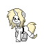Size: 64x71 | Tagged: safe, artist:gloomy brony, derpibooru import, pony, unicorn, animated, clothes, gif, king of fighters, kof, male, picture for breezies' breezies, pixel art, ponified, pony town, saiki, simple background, solo, transparent background, trotting