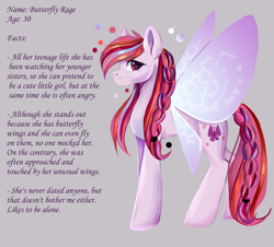 Size: 3300x2980 | Tagged: safe, artist:ske, derpibooru import, oc, butterfly, hybrid, original species, pony, reference, solo