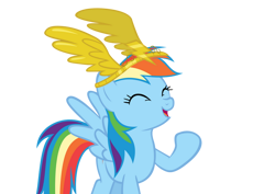 Size: 900x637 | Tagged: safe, artist:mr-loco-moto, derpibooru import, rainbow dash, pegasus, pony, season 1, sonic rainboom (episode), eyes closed, female, mare, simple background, solo, transparent background, vector